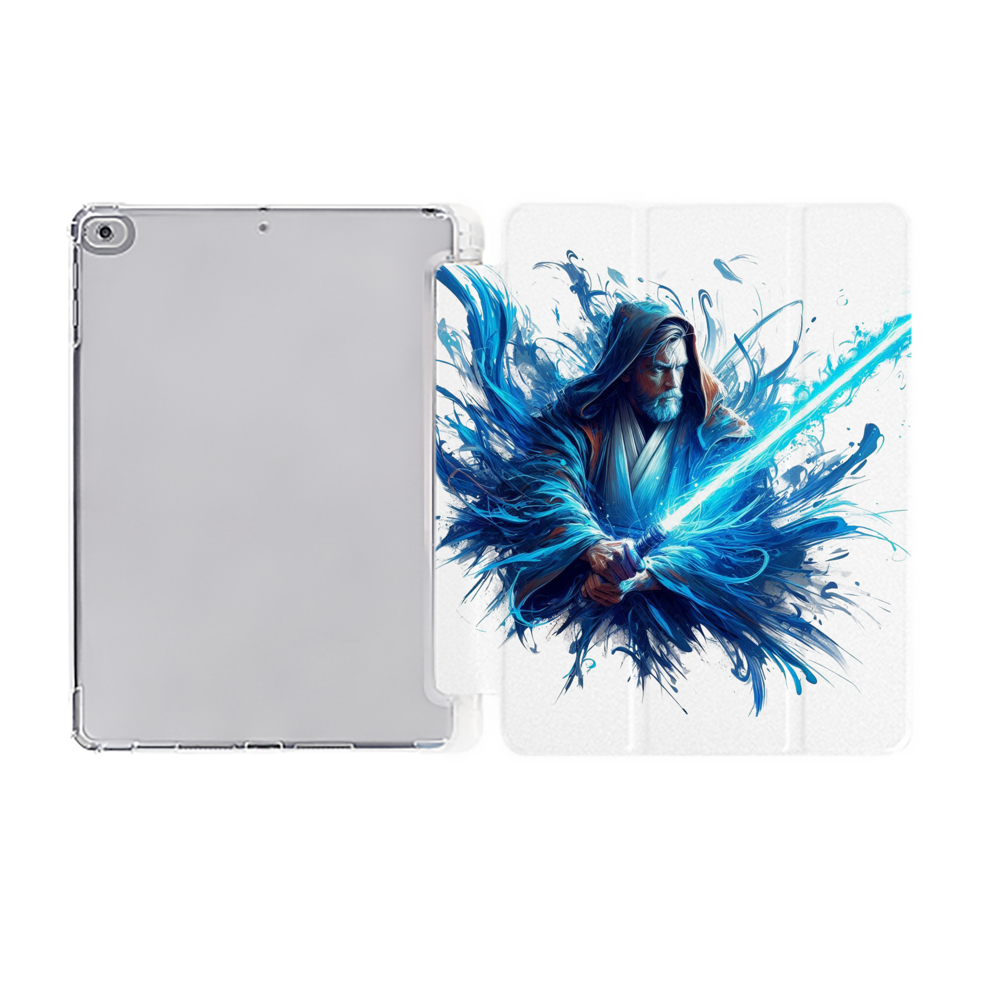 （画像用） スター・ウォーズ Star Wars IPad ケース ペン収納付き 三つ折りスタンド PUレザー×シリコン 対応機種9.5/10.5/10.9インチ